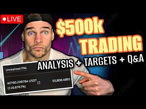 Live Trading! Crypto BTC Targets Analysis