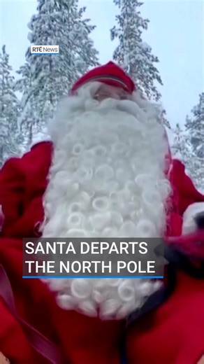 RTÉ News has received official confirmation that Santa Claus has left the North Pole and is expected to arrive in Ireland very soon. #christmas #christmaseve #santa #ireland | RTÉ News