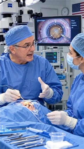 😮 What Happens During Cataract Surgery?#Cataract #Surgery #MedicalEducation