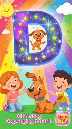 Learn Letter D Sound & Words | Educational Rhymes for Kids | Melo TV