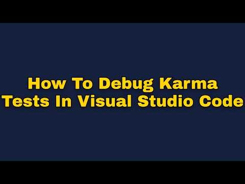 How to debug karma tests in visual studio code (Step by Step)