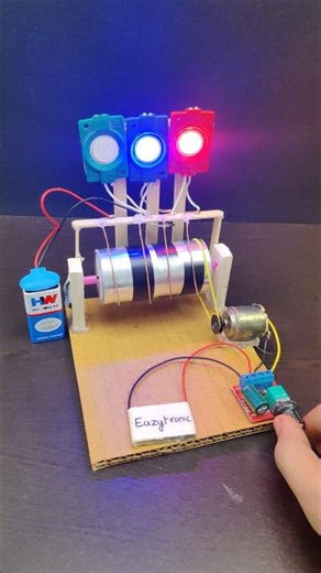 Simple Circuit Project #sciencproject #arduinoprojects #science #led #ledlights #rgb #rgbled #robot