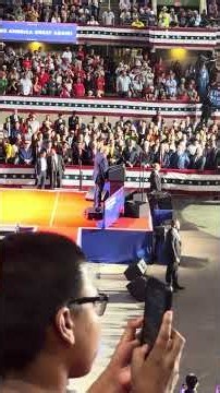 More Choas Tonight at the Rally Tonight #trump #fyp #sanantonio #viral #politicalrally #texas