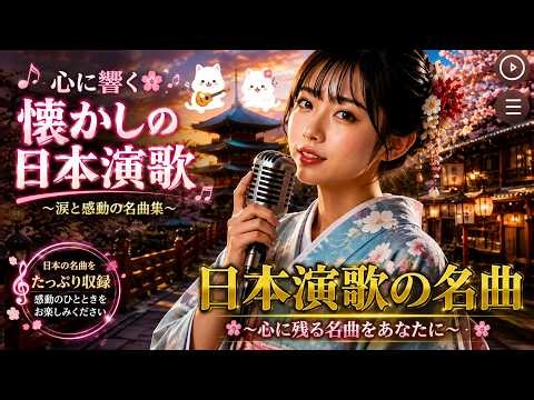 . 夜に聴きたい日本の名曲 🌙 昭和・平成懐メロ | 歌謡曲・J-POP | 大人のための癒し音楽 | 作業用BGM