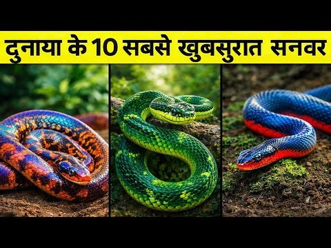 Duniya Ke 10 Sabse Khubsurat Snakes 🐍 | Most Beautiful Snakes in the World