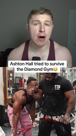 Ashton Hall flew through this lift #workout #ashtonhall #gym #lifting #fyp