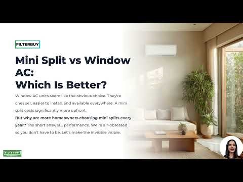 Mini Split vs. Window AC: Full Comparison (Cost, Efficiency, Air Quality)