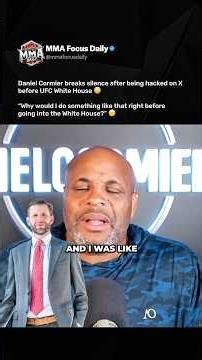 Daniel Cormier addresses being hacked on X before UFC White House 😳