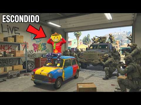 JUEGO AL ESCONDITE CON COCHES Y ME MUERO DE NERVIOS - GTA 5 ONLINE