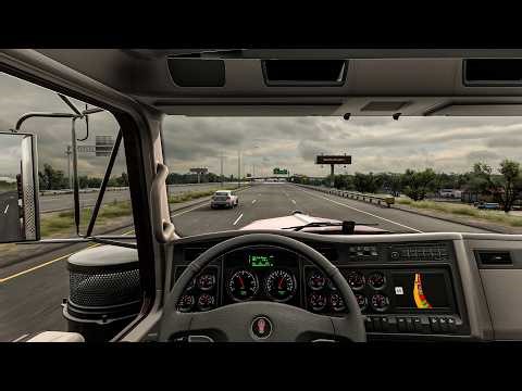 American Truck Simulator - Ultra Realistic 4K Mods + Snowymoon Graphics | Full Drive [​412 Mi]