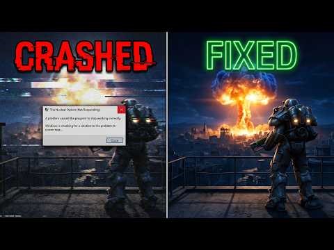 How to Fix Fallout 4 Institute Explosion Freeze and Crash ✅