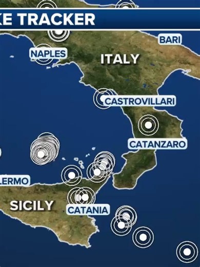 🫨 SEISMIC SWARM: Palermo, the capital of Sicily, and other cities in southern Italy were rocked by a series of earthquakes in the Tyrrhenian Sea on Friday, including a magnitude 5.7 quake. #FoxWeather #Weather #Earthquake #Swarm #Seismic #Italy