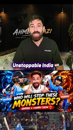 India is just unstoppable chase down the 200 target in just 14 hours India versus New Zealand #ahmedniazi #indvsnz #abhisheksharma #vaibhavsuryavanshi #nzvsind