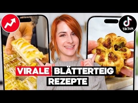 Ich teste virale BLÄTTERTEIG Rezepte 2025 von TikTok 😍