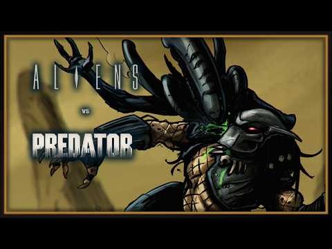 How to draw Aliens vs Predator