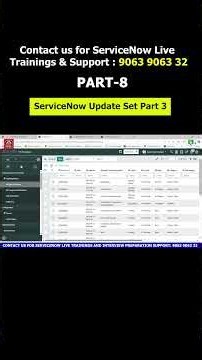 PART - 8 | ServiceNow Update Set