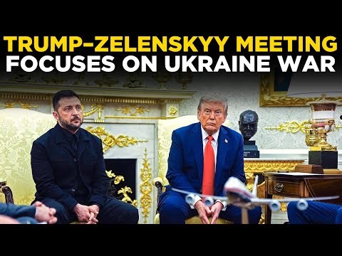 TRUMP MEETS ZELENSKYY LIVE | President Trump Sits Down With Ukraine's Zelenskyy For Security Talks