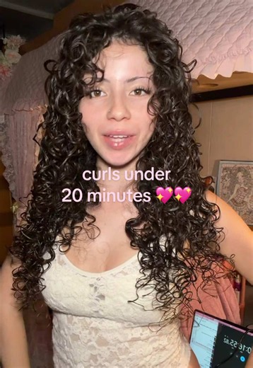 Curls Under 20 Minutes: The 17-Minute Diffusing Hack 💖