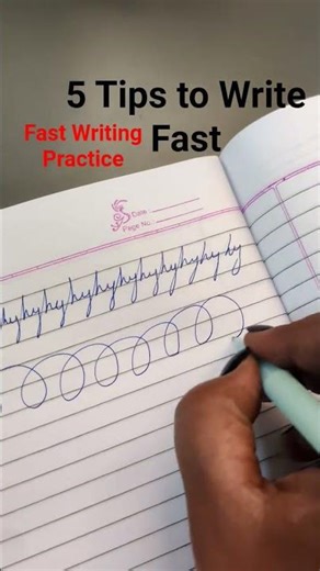 Improve Writing Speed in 7 Days I 5 Tips To Write Fast I How to Write Fast in Exam & Exam
