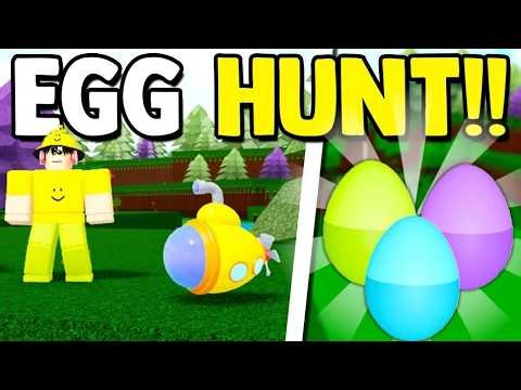EGG HUNT!! (FREE ITEMS) | Build a Boat for Treasure ROBLOX