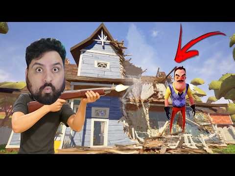 Adicionaram NOVO MOD no HELLO NEIGHBOR que DESTROI TUDO... e FICOU INCRÍVEL!!