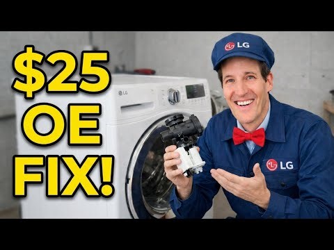 LG Washer OE ERROR Won't Drain - Save Hundreds
