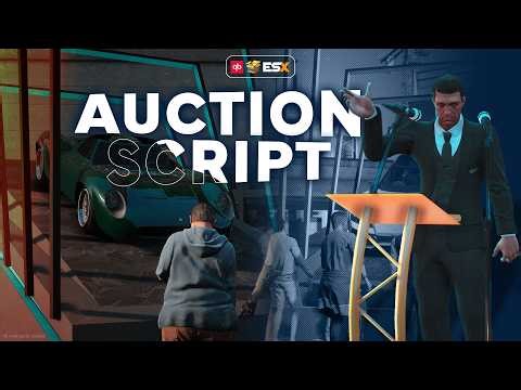 Free FiveM Auction Script Vehicle, Property, and Items [ESX/QB/QBX]