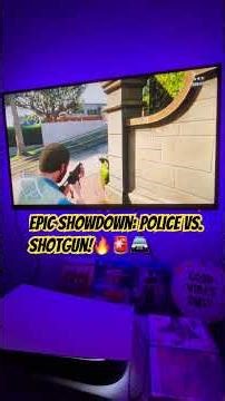 Michael vs Police: Shotgun Showdown in GTA 5! 🔥 PS5