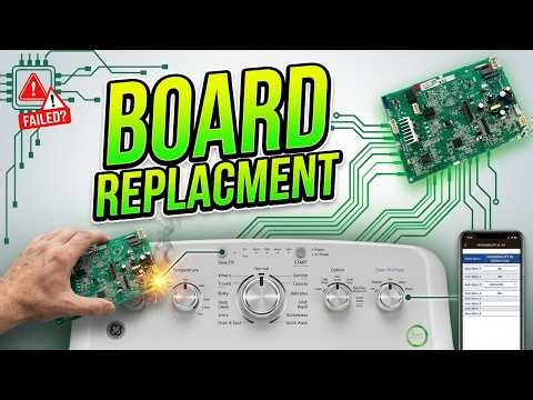 GE Washer Control Board Replacement - Don't Skip the Personality Setting
