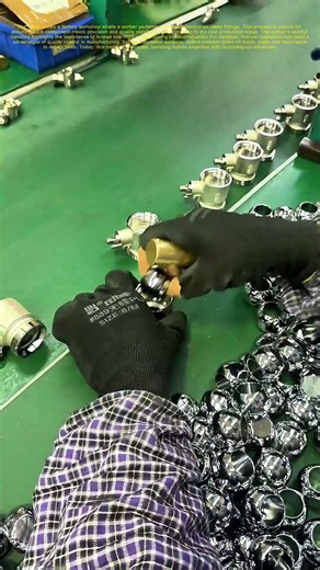 "Crafting Quality: How Manual Inspection Ensures Metal Fittings Meet Standards"