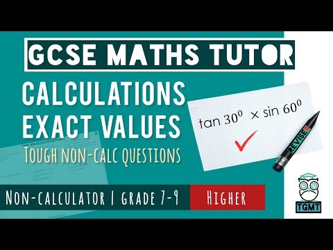 Exact Trig Values Calculation for Paper 1 Non Calculator | Higher GCSE Maths 14th May 2026 | REVISE9