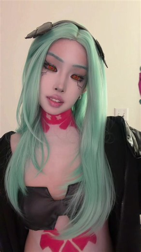 rebecca dont look up… (reupload) #cyberpunkedgerunners #rebecca #cosplay