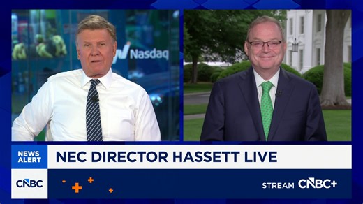 Watch CNBC's full interview with White House National Economic Council Director Kevin Hassett