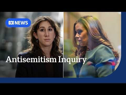 eSafety boss and pro-Palestinian Jewish lawyer front royal commission | ABC NEWS