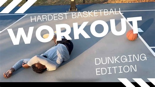 Trying the Worlds Hardest Basketball Workout - Dunking Edition