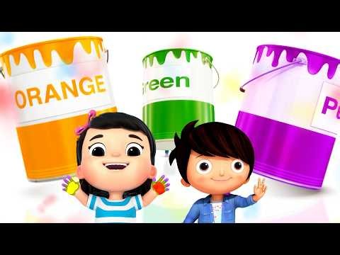 Mixing Colours 🎨🎵 Learn colours with us! | Little Baby Bum