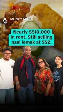 Nearly S$10,000 in rent. Still selling nasi lemak at S$2.