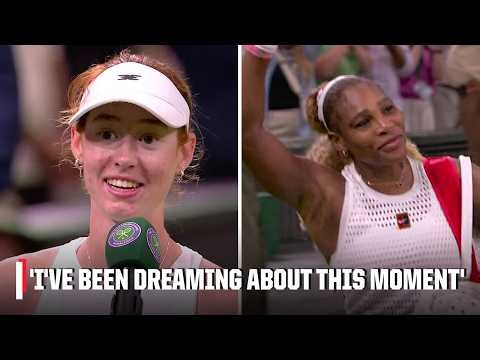 Maya Joint nearly left speechless after eliminating Serena Williams | 2026 Wimbledon