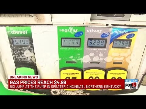 Gas prices spike to $4.99 a gallon