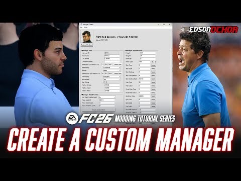 Create A Custom Manager Using FC Editor by ‪@decoruiz‬ (Detailed) | EAFC 26 Modding Tutorial 3