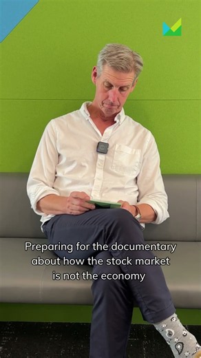 Preparing for the documentary...