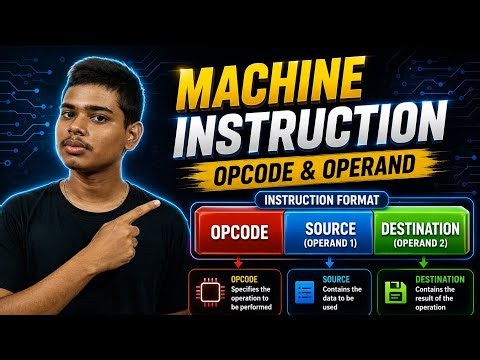 What is Machine Instruction Format? | Computer Organization Tutorials in Hindi and English