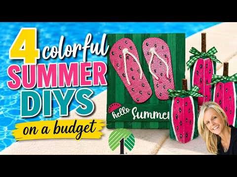4 Colorful Budget-Friendly Summer DIYs You’ll Be OBSESSED With!