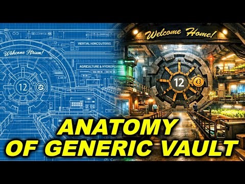Anatomy Of Vaults (Fallout) – Guided Tour Into Floors, Security, Civilization, Power Source & More