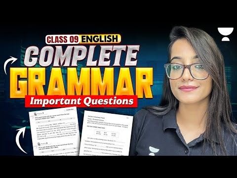 Complete Grammar Class 9 | Important Questions Class 9 || Juhi Ma'am