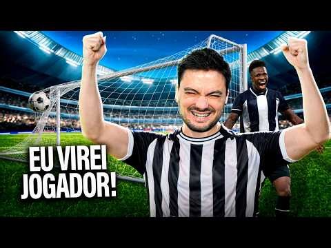 VIREI JOGADOR DE FUTEBOL PROFISSIONAL!
