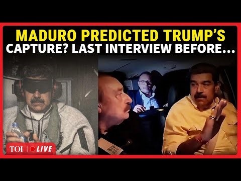 Maduro’s Last Interview As Venezuela President Before Arrest By U.S. Forces | ‘DO YOU WANT OIL?’