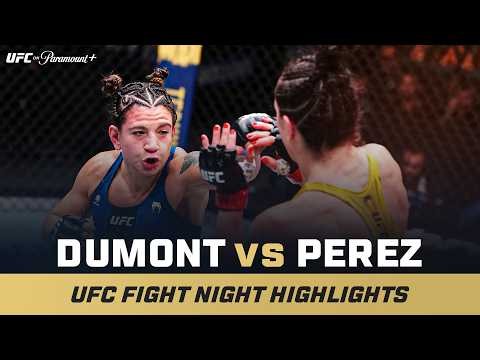 UNANIMOUS DEC 💪 | Norma Dumont vs. Ailin Perez | UFC Fight Night Mini Fight Highlights