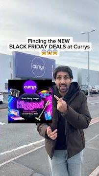 😱 FINDING NEW BLACK FRIDAY DEALS FROM CURRYS