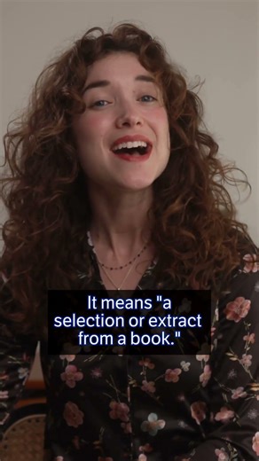 Word of the Day: pericope